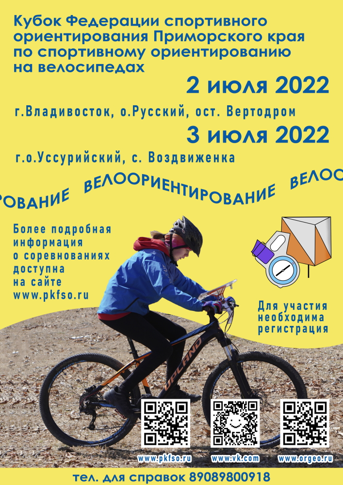 Вело инфо. Правило велоориентирования 2022.